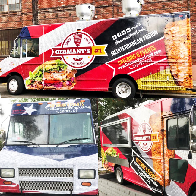 Food Truck Wraps Custom Design Red Carpet Systems